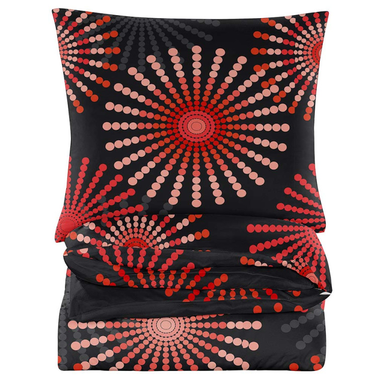 Pościel 200x220 bawełna satynowa 3D Cotton World gruba 3 części 2327 fajerwerki Pościel 200x220 bawełna satynowa 3D Cotton World gruba 3 części 2327 fajerwerki