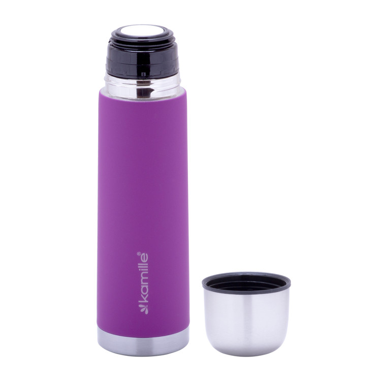 Termos podróżny 500 ml kubek termiczny fioletowy KM 2001A Kamille Termos podróżny 500 ml kubek termiczny fioletowy KM 2001A Kamille
