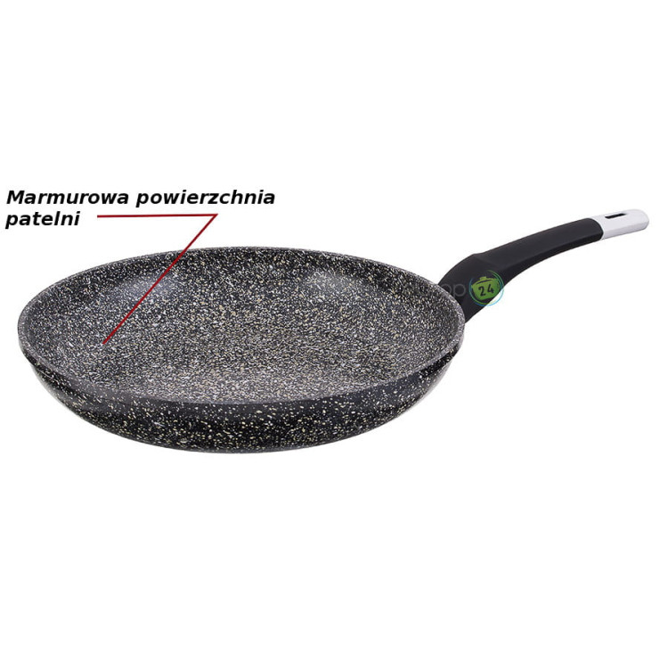 Patelnia Marmurowa Hoffman HF 3030GS 30 cm INDUKCJA