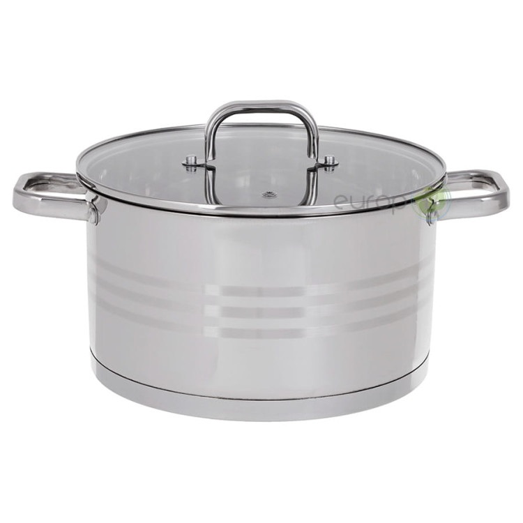 Garnki stalowe Hoffner Elegance HF 9936 12 częsciowy zestaw garnków Garnek Indukcja