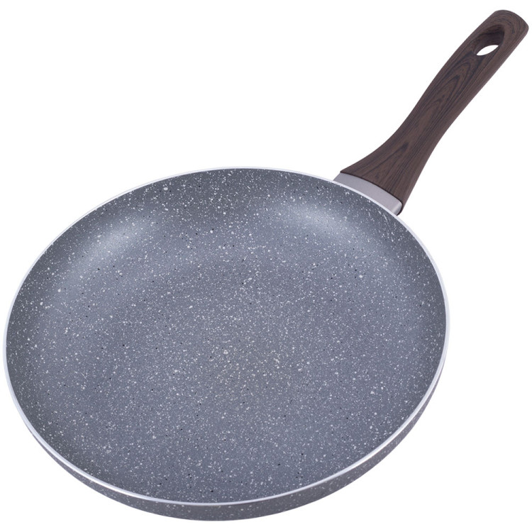 Patelnia granitowa 28 cm szara na indukcje KM 4114 Kamille Patelnia granitowa 28 cm szara na indukcje KM 4114 Kamille