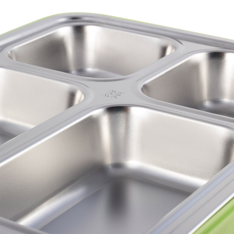Pojemnik obiadowy z pokrywką 1800ml do przechowywania żywności zielony lunchbox KM 2147 Kamille Pojemnik obiadowy z pokrywką 1800ml do przechowywania żywności zielony lunchbox KM 2147 Kamille