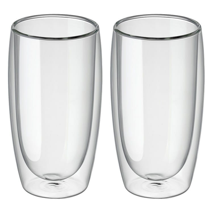 Szklanki termiczne 400 ml wysokie komplet 6 szt z łyżeczkami MGHOME Fiorino Szklanki termiczne 400 ml wysokie komplet 6 szt z łyżeczkami MGHOME Fiorino