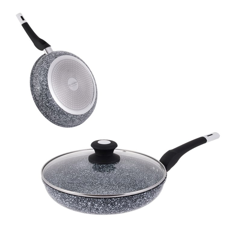 Patelnia granitowa 22 cm indukcja Zilner 7122 ceramiczna