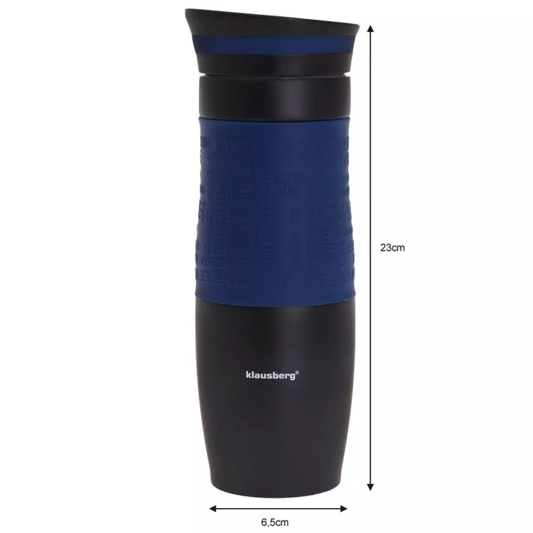 Kubek termiczny 500 ml termos stalowy fioletowy KB 7102 Klausberg