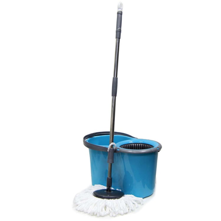 Mop obrotowy Classic z kijem teleskopowym w zestawie z wiadrem 19L Planet UP613