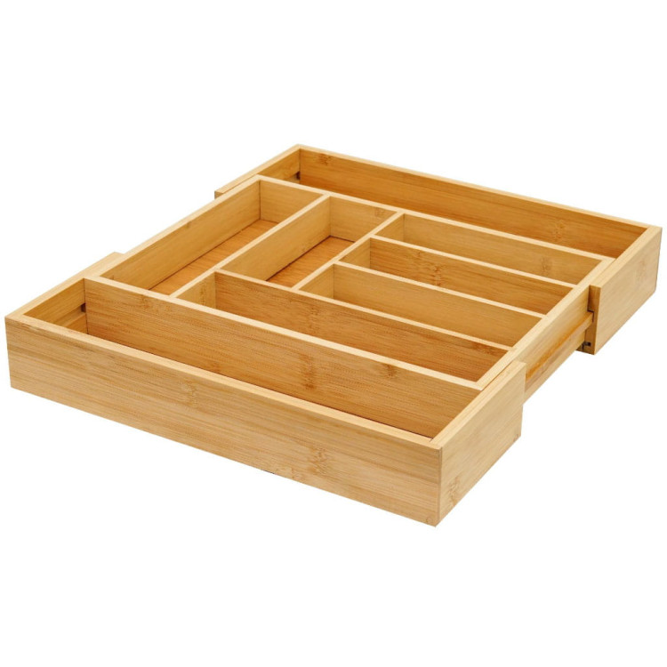 Wkład rozsuwany do szuflady na sztućce 33/52x43x5 cm Krisberg 2547 Bambusowy Organizer Wkład rozsuwany do szuflady na sztućce 33/52x43x5 cm Krisberg 2547 Bambusowy Organizer