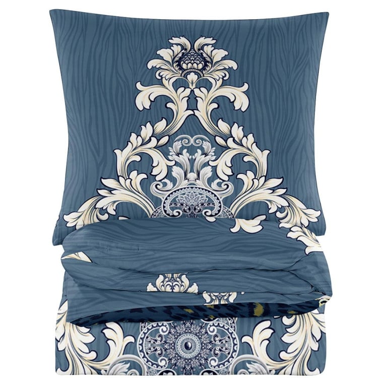 Pościel 140x200 bawełna satynowa 3D Cotton World gruba 2 części 2336 Pościel 140x200 bawełna satynowa 3D Cotton World gruba 2 części 2336