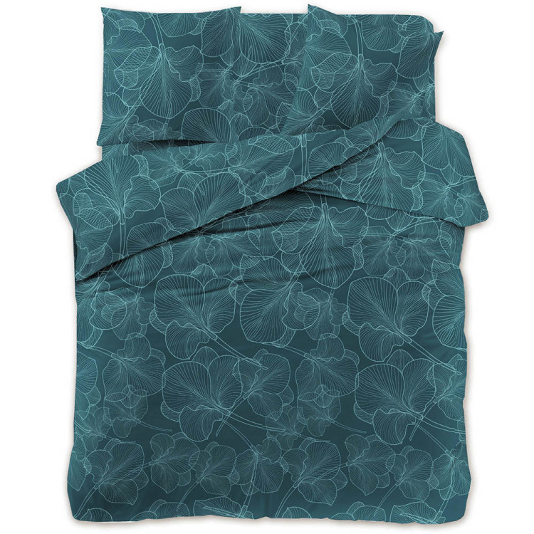 Pościel 220x200 bawełna satynowa Cotton World gruba 4 części z prześcieradłem 2410