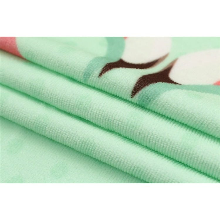 Ręcznik plażowy 70x150 gruby chłonny mikrofibra love flamingos wz6