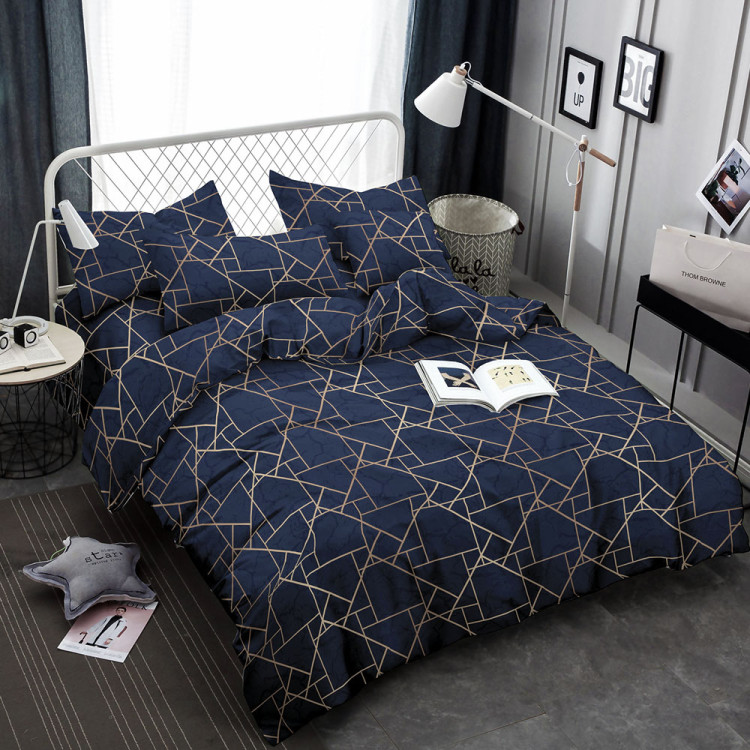 Pościel 140x200 bawełna satynowa 3D Cotton World gruba 2 części 2039