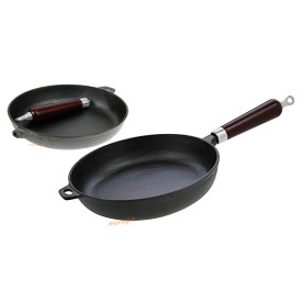 Patelnia żeliwna 24 cm Krisberg KR 7559 ciężka na indukcję