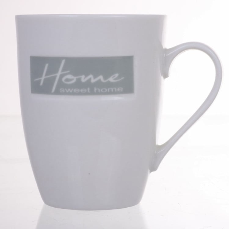 Kubeki ceramiczne zestaw 6 białych kubków Florina 340 ml Emotion