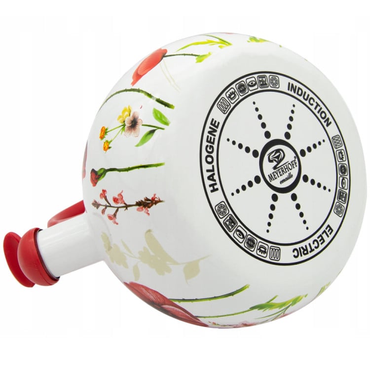 Czajnik tradycyjny z gwizdkiem emaliowany 2,2 litra MeyerHoff Maki