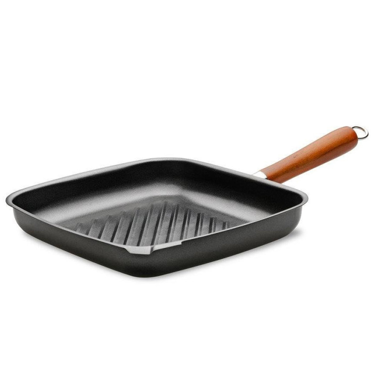 Patelnia grillowa 24x26 cm Florina Carbon prostokątna