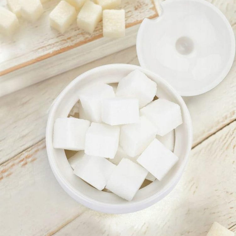 Cukiernica porcelanowa Bianco z pokrywką biała
