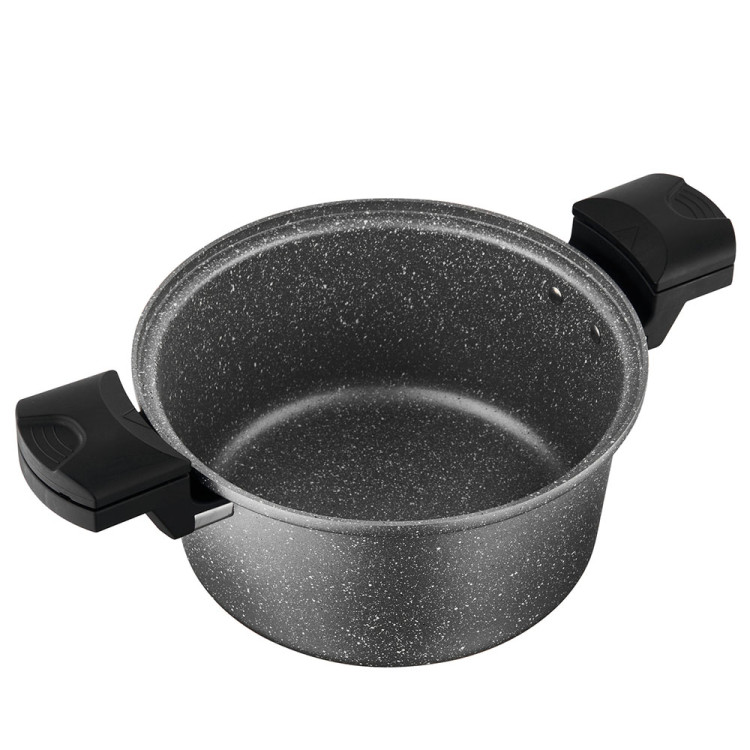 Garnek próżniowy Florina Deli Cook aluminiowy 4,2 l 24 cm szybkowar gotowanie przy niskim ciśnieniu