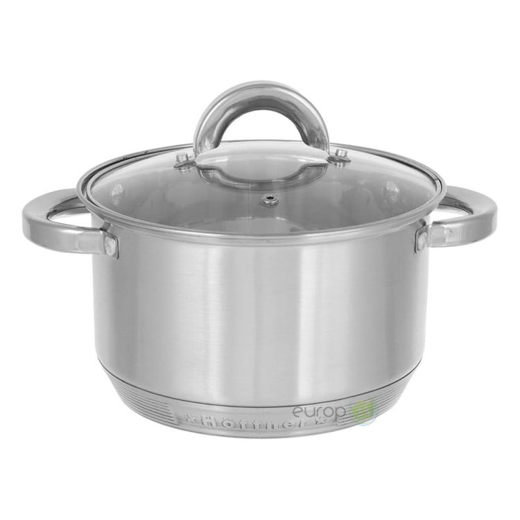 Garnki Hoffner w zestawie na indukcję stalowe HF 9405 Garnki Hoffner w zestawie na indukcję stalowe HF 9405