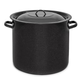 Garnek emaliowany czarny 31...