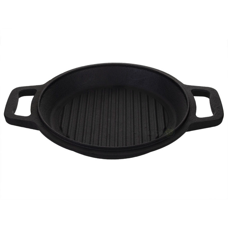 Kociołek myśliwski żeliwny 5L Rossner Austria PMP-213 z pokrywką grillową + GRATIS noże Kociołek myśliwski żeliwny 5L Rossner Austria PMP-213 z pokrywką grillową + GRATIS noże