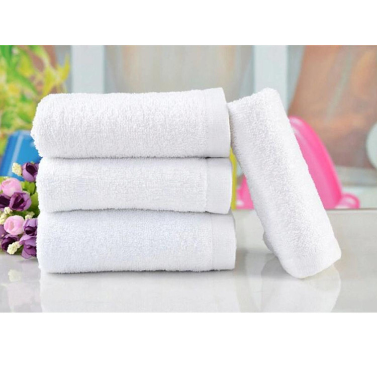 Komplet 10 ręczników hotelowych mięsistych 40x80 grube chłonne frotte białe do spa