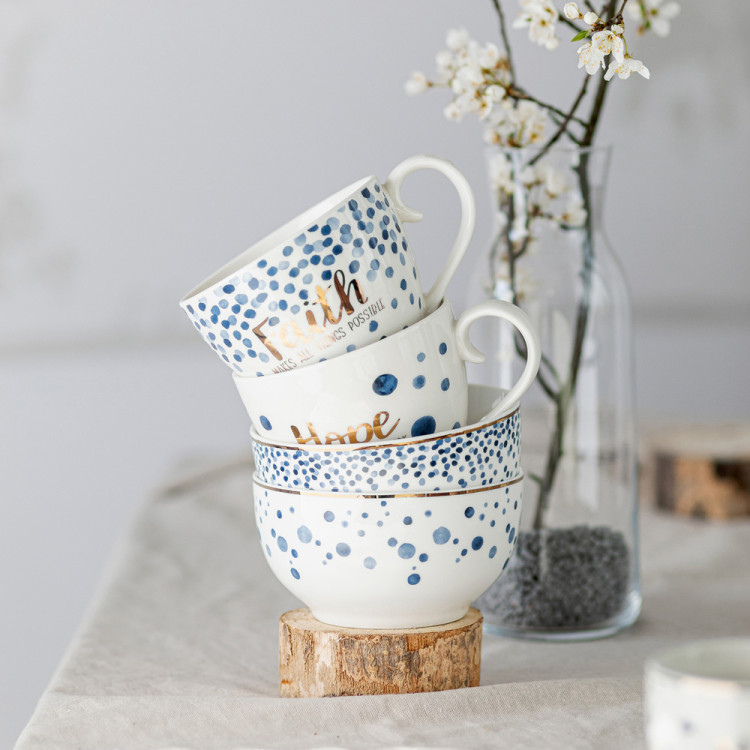 Kubek Florina Mare Faith 340 ml porcelana