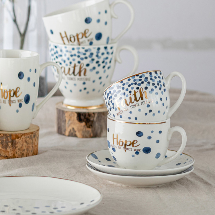 Kubek Florina Mare Faith 340 ml porcelana