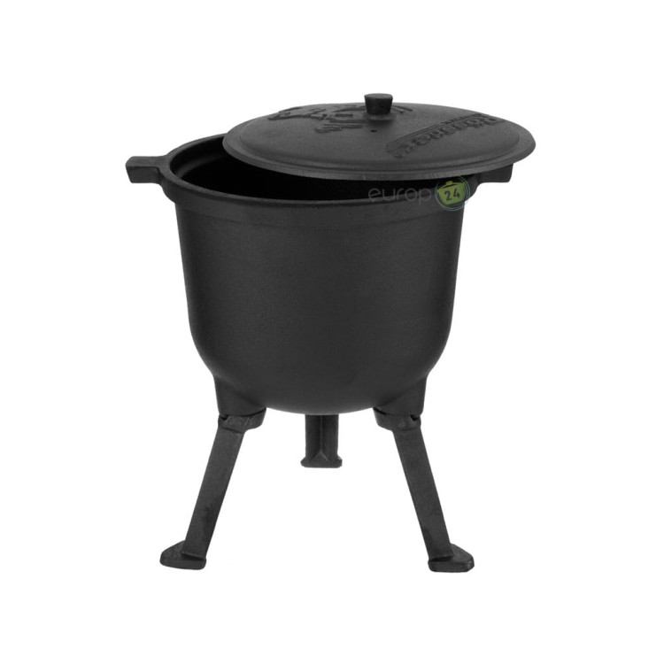 Garnek żeliwny Kinghoff KH 2232 Kociołek myśliwski 7 L Nowy model + GRATIS