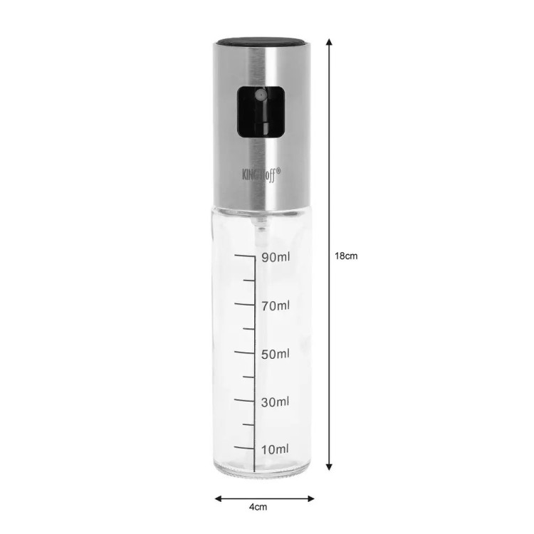 Spryskiwacz do octu oleju wody 100 ml KingHoff KH-1588 srebrny