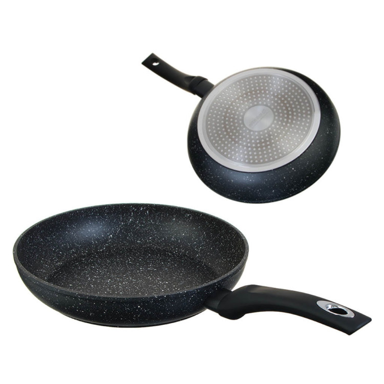 Zestaw 3 patelni aluminiowych 20/24/28 cm z powłoką marmurową Kinghoff KH-1562
