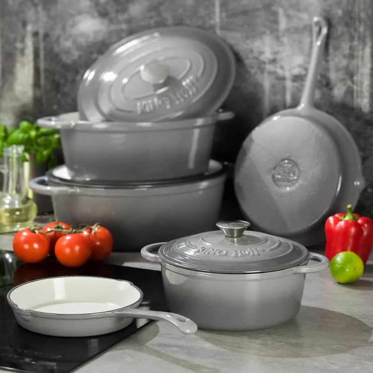 Garnek żeliwny 2.4 l emaliowany Kinghoff KH-1520 ciężki na indukcję