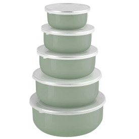 Pojemniki emaliowane miski...