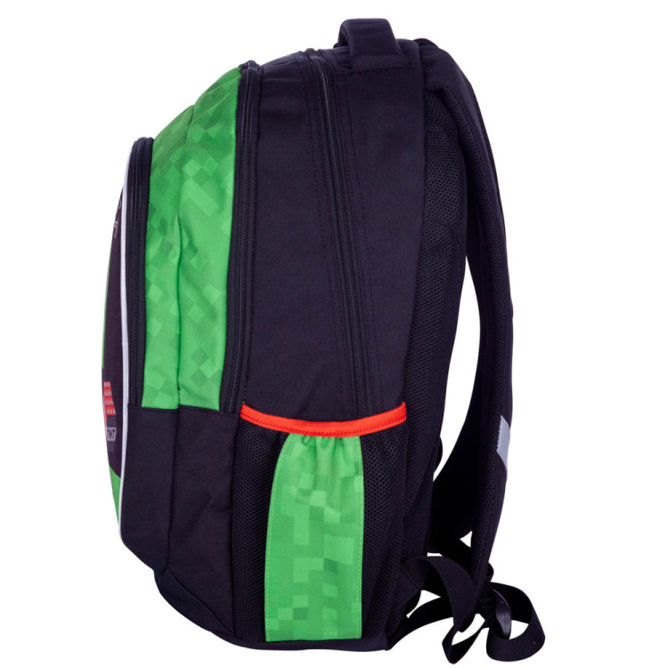Plecak szkolny 3 komorowy 42x30x19 cm Astrabag Minecraft Time to mine AB330