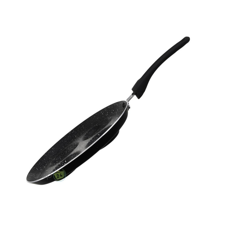 Patelnia do jajek KingHoff KH 3928 Granitowa placków 24 cm