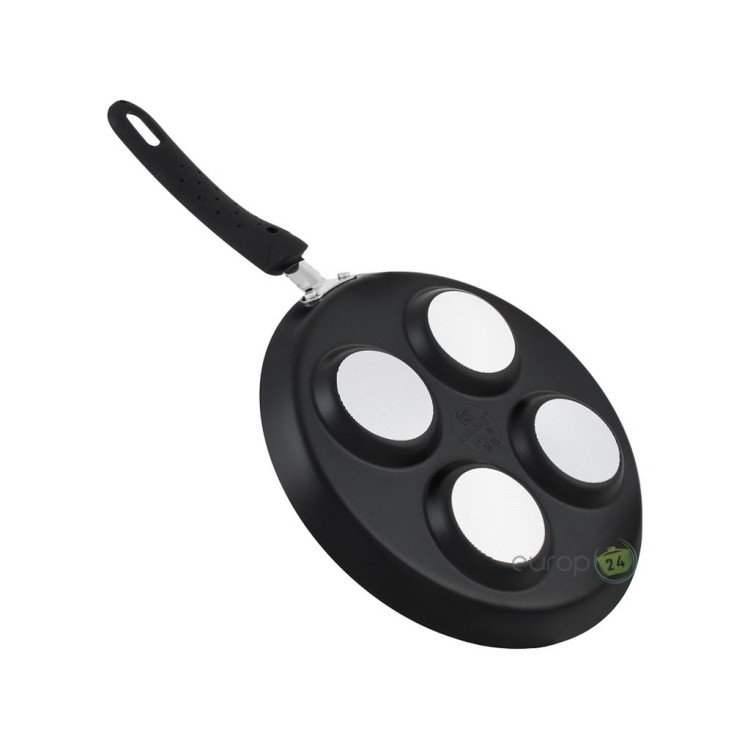 Patelnia do jajek KingHoff KH 3928 Granitowa placków 24 cm