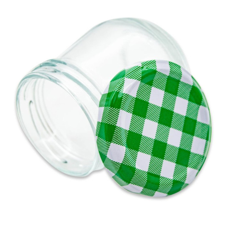 Słoiki baryłkowe na przetwory 250 ml zestaw 8 sztuk weki z pokrywkami TR-GJ-250