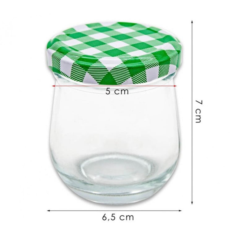 Słoiki baryłkowe na przetwory 500 ml zestaw 8 sztuk weki z pokrywkami TR-GJ-500