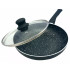 Patelnia z pokrywką Kinghoff KH 3959 28 cm Ceramiczna Indukcja Granitowa
