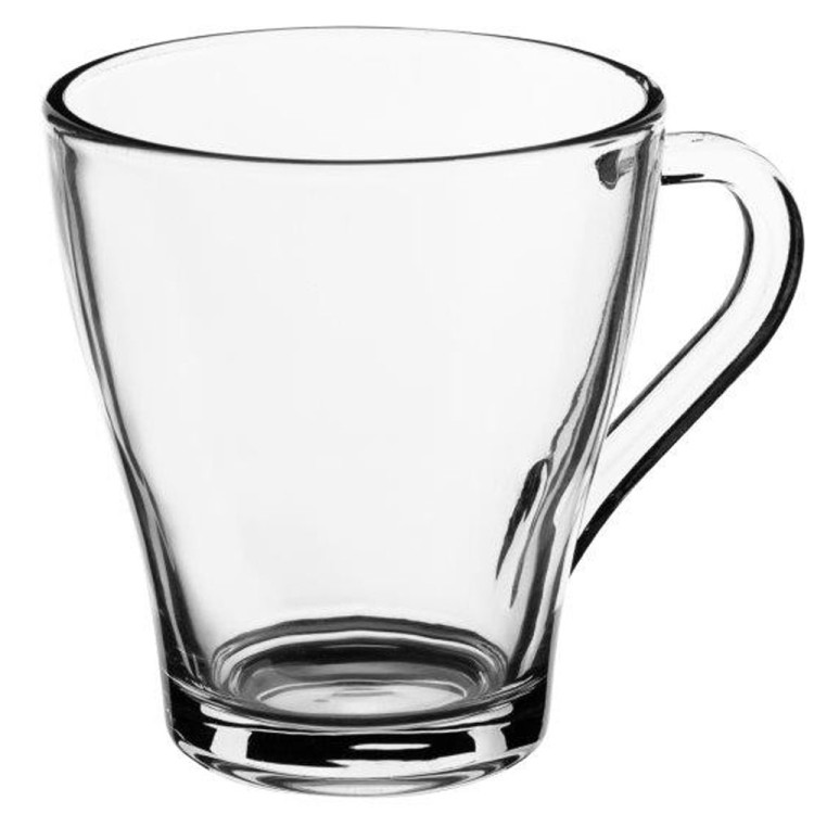 Kubek przezroczysty szklanka Galicja Lili 250 ml zestaw 12 szklanek