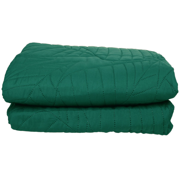 Narzuta na łóżko pikowana 170x210 cm Cotton World zielona 2622