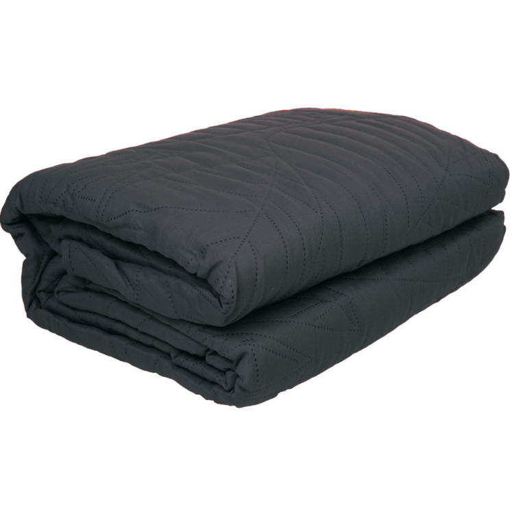 Narzuta na łóżko pikowana 170x210 cm Cotton World ciemny grafit 2623