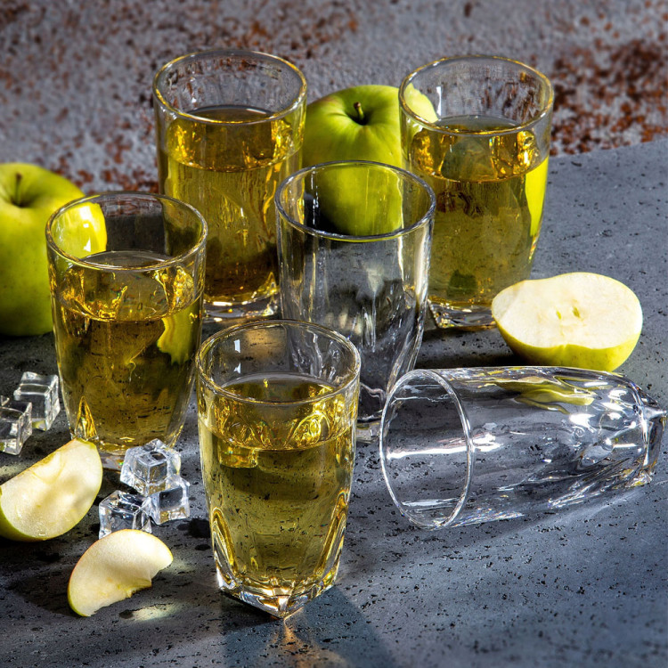 Szklanki wysokie do napojów 440 ml Galicja Falco 24982 zestaw 6 szklanek