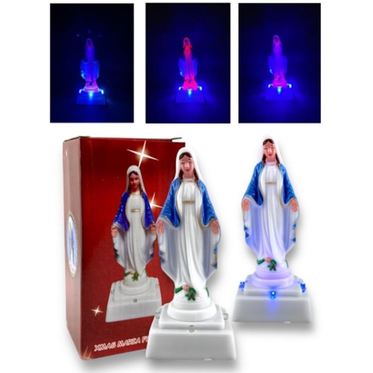 Wkład LED do znicza figurka Maryjki 18 cm