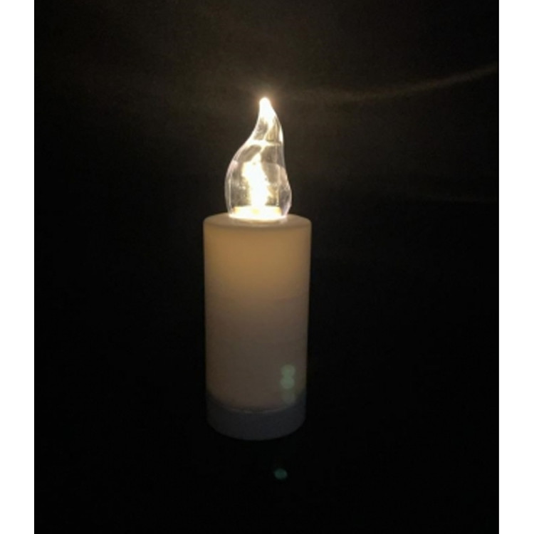 Wkład LED do znicza 4.8x 15 cm biały ciepły płomień Grande Luce scgl4