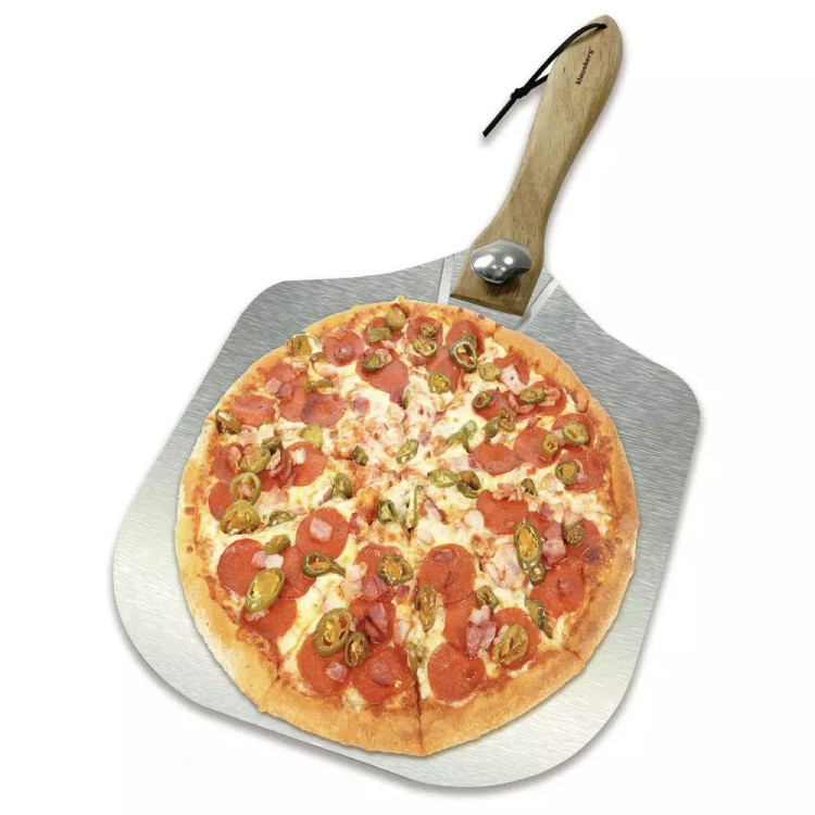 Łopatka do pizzy stalowa szufla duża taca 30.5 cm kwadratowa Kinghoff KH 7641