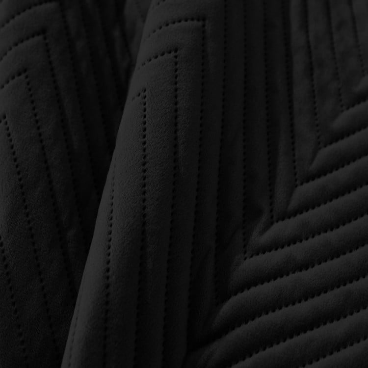 Narzuta 200x220 na łóżko pikowana velvet Cotton World czarna 2624