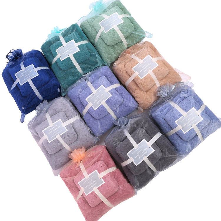 Ręczniki kąpielowe 70x140 i 35x75 cm Cotton World zestaw 2 ręczników miętowe
