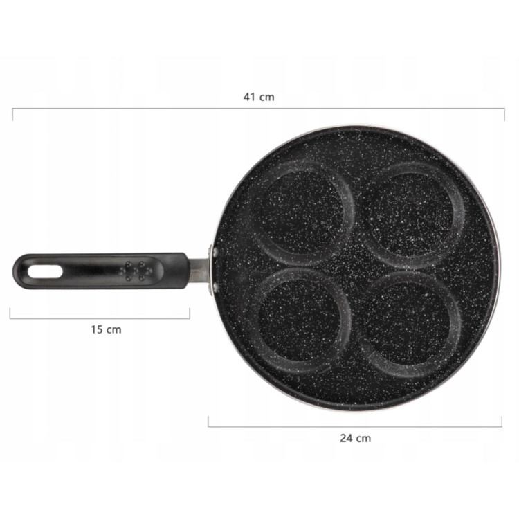 Patelnia do jajek placków 24 cm non-stick Krisberg KR 2583