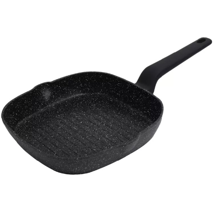Patelnia grillowa kwadratowa 28 cm z powłoką marmurkową Klausberg KB 7662