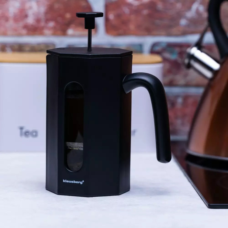 Szklany zaparzacz tłokowy do herbaty kawy ziół 800 ml Klausberg KB 7678